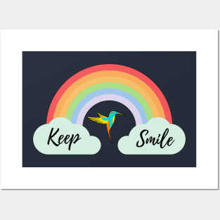 Rainbow - Keep Smile Posters and Art